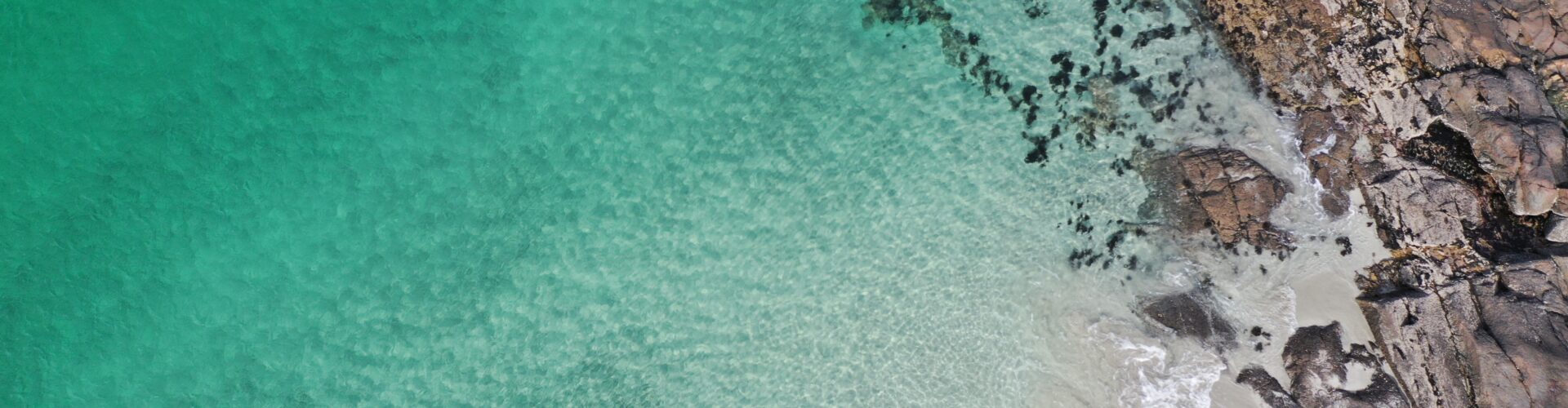 drone image of a marine coastal environement